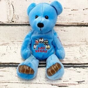 ORIGINAL LUCKY BEAR Las Vegas BINGO Bear Plush
